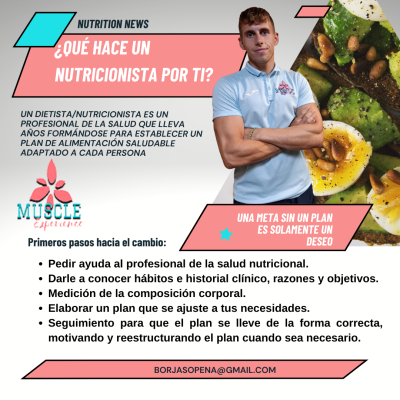 NUTRICIONISTA. ¿EN QUE PUEDE AYUDARTE?